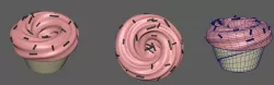 cup cake  Free 3D model