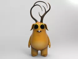 cute alien Free 3D model