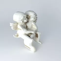 Deco statuette ANGELOTS houses the world 3D model