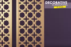 Decorative Wall Screen  Free 3D model