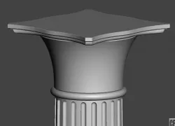 Demo greek column - Columna griega Free 3D model
