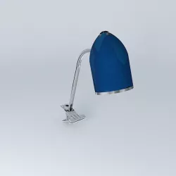 Desk lamp with blue clamp Tonic houses the world 3D model