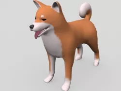 DOG -Shiba dogs Free 3D model