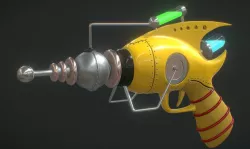 Dr Mordecai Crowleys Multy-Purpose Raygun Free low-poly  3D model
