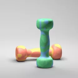 Dumbbells Free low-poly  3D model