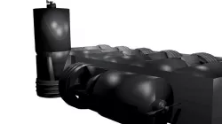 EDITED WW2 MK41 Depth charge rail Free low-poly  3D model