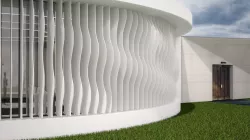 Facade of a church  Free 3D model