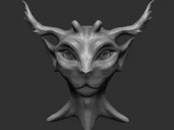 Fantasy Tree Creature - Sculpture Free 3D model