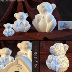 Fast Affection Bear Royal Boch Free low-poly  3D model