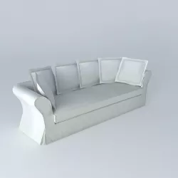 FLEA LACE sofa ivory houses of the world 3D model
