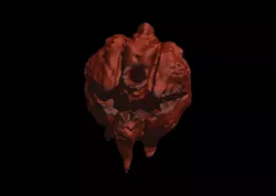Flying demon Free low-poly  3D model