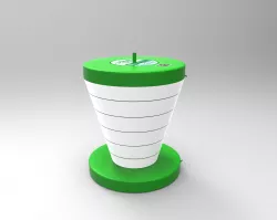 Foldable CUP  Free 3D model