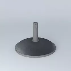 foot umbrella 3D model