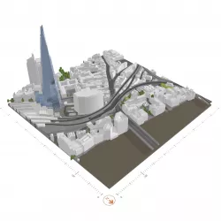 Free 3D Model of London - Sample of AccuCities Level 4 Model Free 3D model