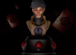 gambit Free low-poly  3D model
