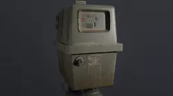 Game ready Star Wars GNK Droid Free low-poly  3D model