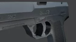 GAMO pistol Free low-poly  3D model