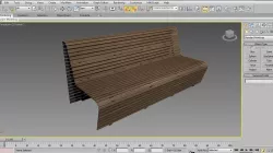 Garden Bench Free 3D model