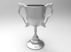 Generic Trophy  Free low-poly  3D model