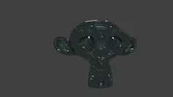 Glass Monkey Head Sculpture Free 3D model