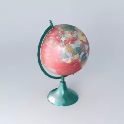 Globe Pinkplanet houses the world 3D model