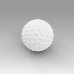 Gold ball Free 3D model