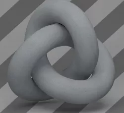 Grey Plaster Wall Free 3D model
