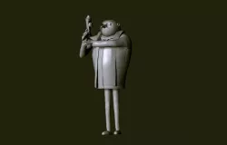 gru-despicable-me-3 Free 3D model