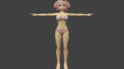 Hibari Free 3D model