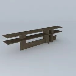 Intersecting Plane Console Table 3D model