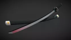 Katana - Dragon Free 3D model
