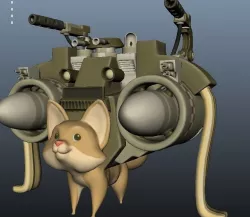 Killer Kitty Model 3D model