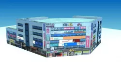korea building  Free low-poly  3D model