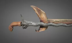 Kris Dagger Free low-poly  3D model