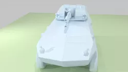 LAV-25 Light Armored Vehicle Free low-poly  3D model