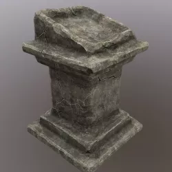 lectern Low-poly  3D model