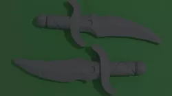 lego knife Free 3D model