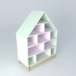Library BERLINGOT child mason houses the world  3D model