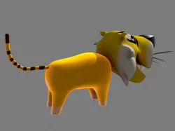 Low Poly Animals Free low-poly  3D model