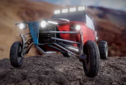 Low poly Buggy -Game ready- Free low-poly  3D model