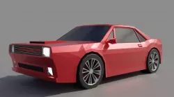 Low Poly Car Free low-poly  3D model