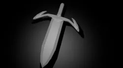 Low-Poly Dagger Free low-poly  3D model