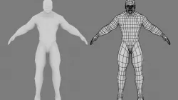 Low poly Man Low poly Male free  Free low-poly  3D model