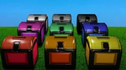Low-Poly Resource Chest Pack Free low-poly  3D model