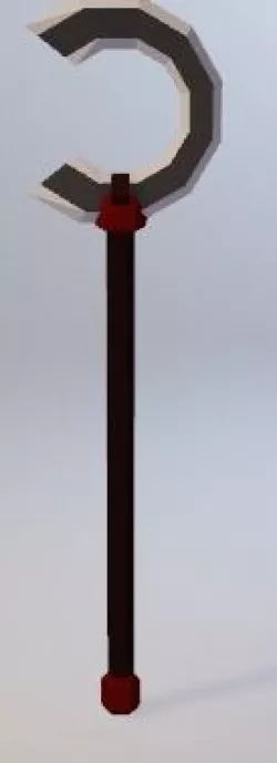 Low-poly Sickle Weapon Free low-poly  3D model