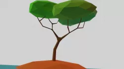 low poly tree Free low-poly  3D model