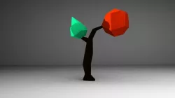 Low Poly Tree Free low-poly  3D model