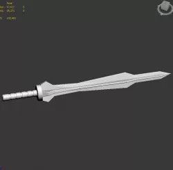Low poly Weapon 2 Free low-poly  3D model