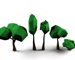 Lowpoly Tree Free low-poly  3D model