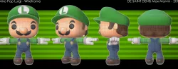 Luigi Funko Pop Modeling Free 3D model